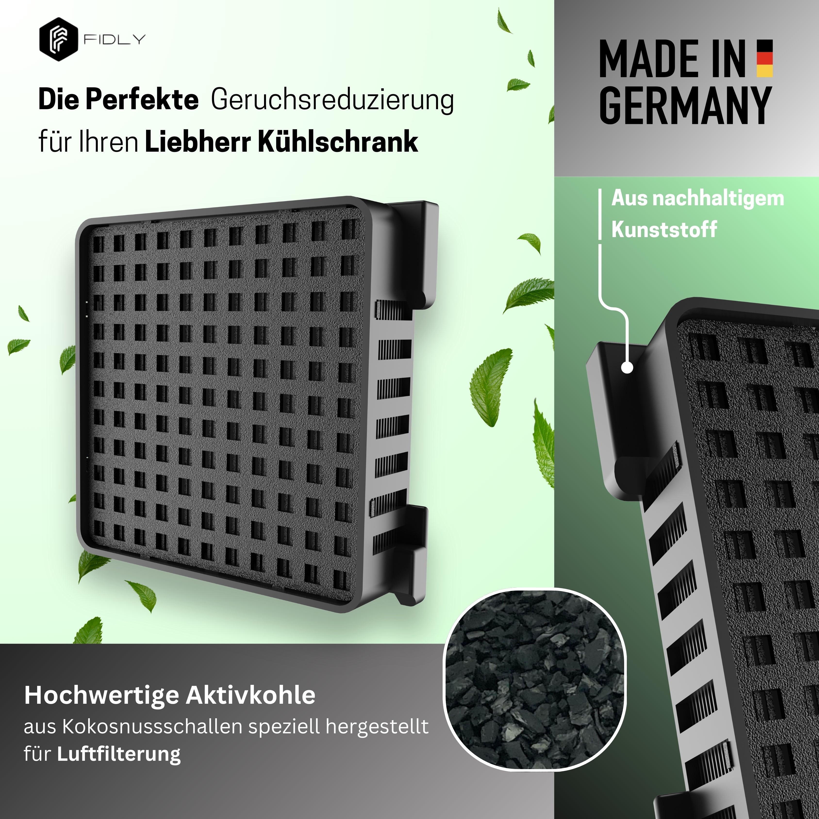Aktivkohlefilter für Liebherr FreshAir 9096989 9882460 9882429 988246000