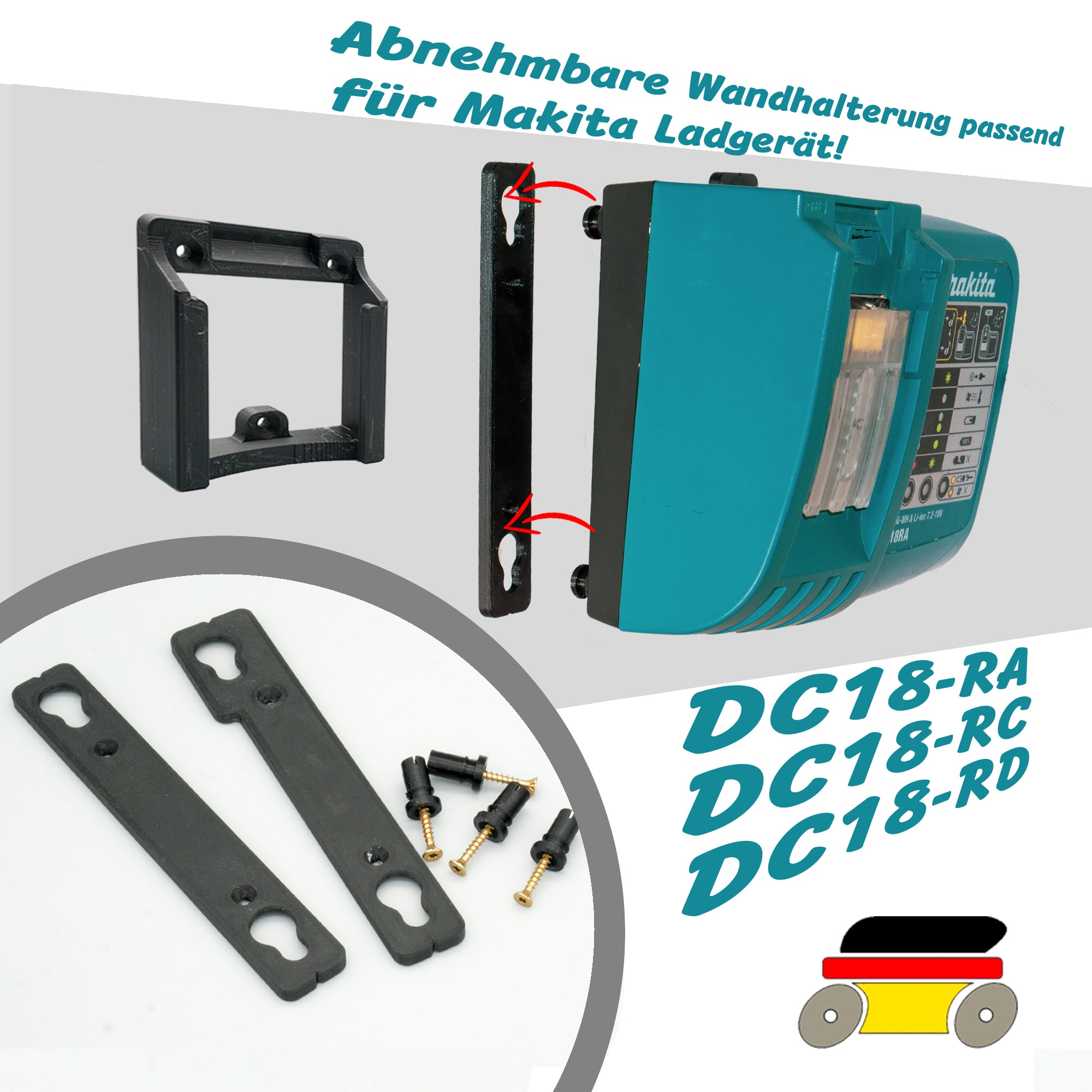 Wandhalterung für Makita Ladegerät