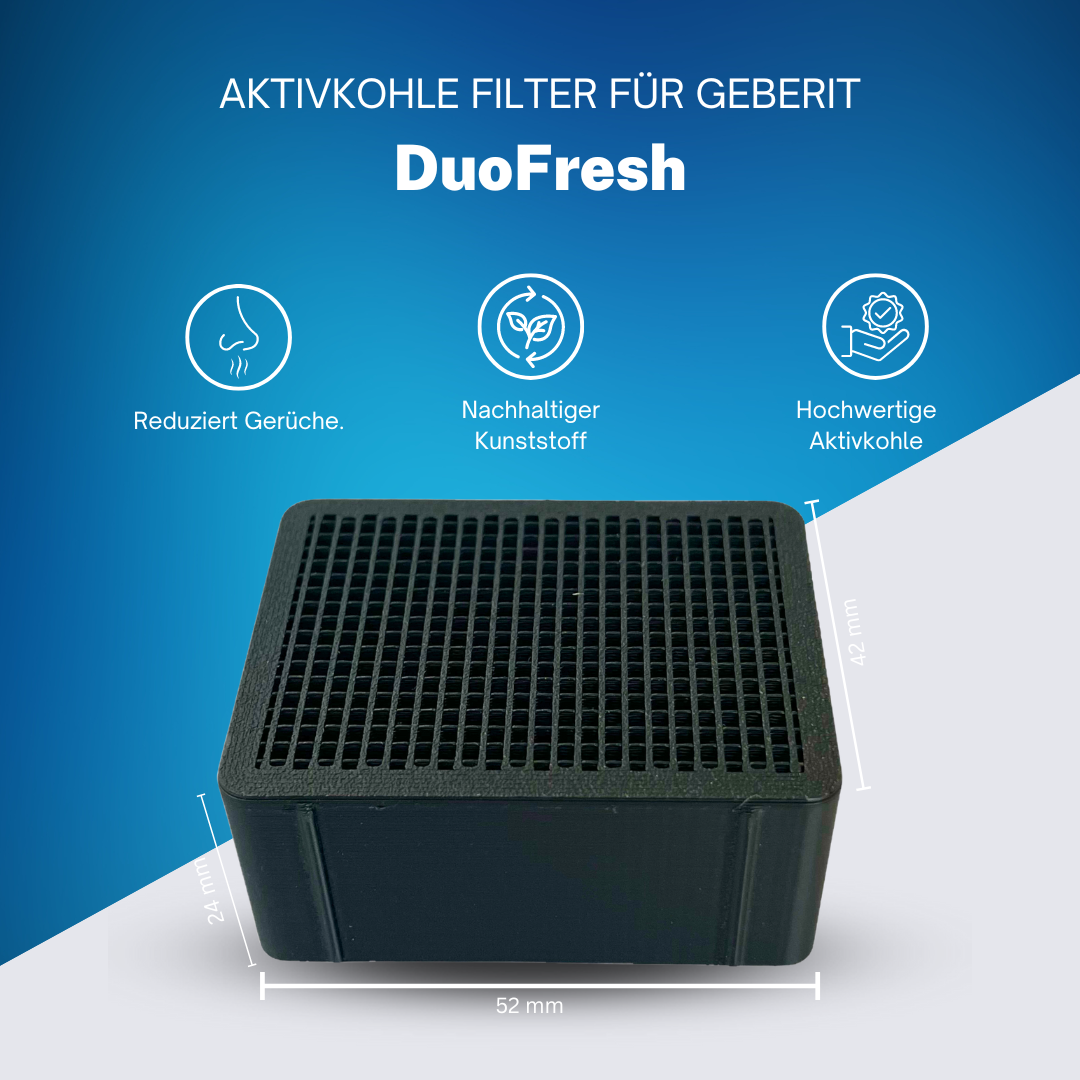 Aktivkohlefilter für Geberit DuoFresh, Ersatzfilter für Geberit DuoFresh